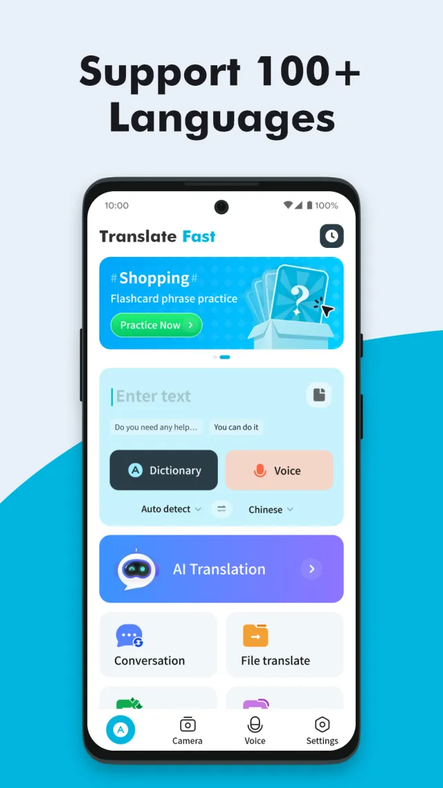 Translate Fast : AI Translator - Screen 1