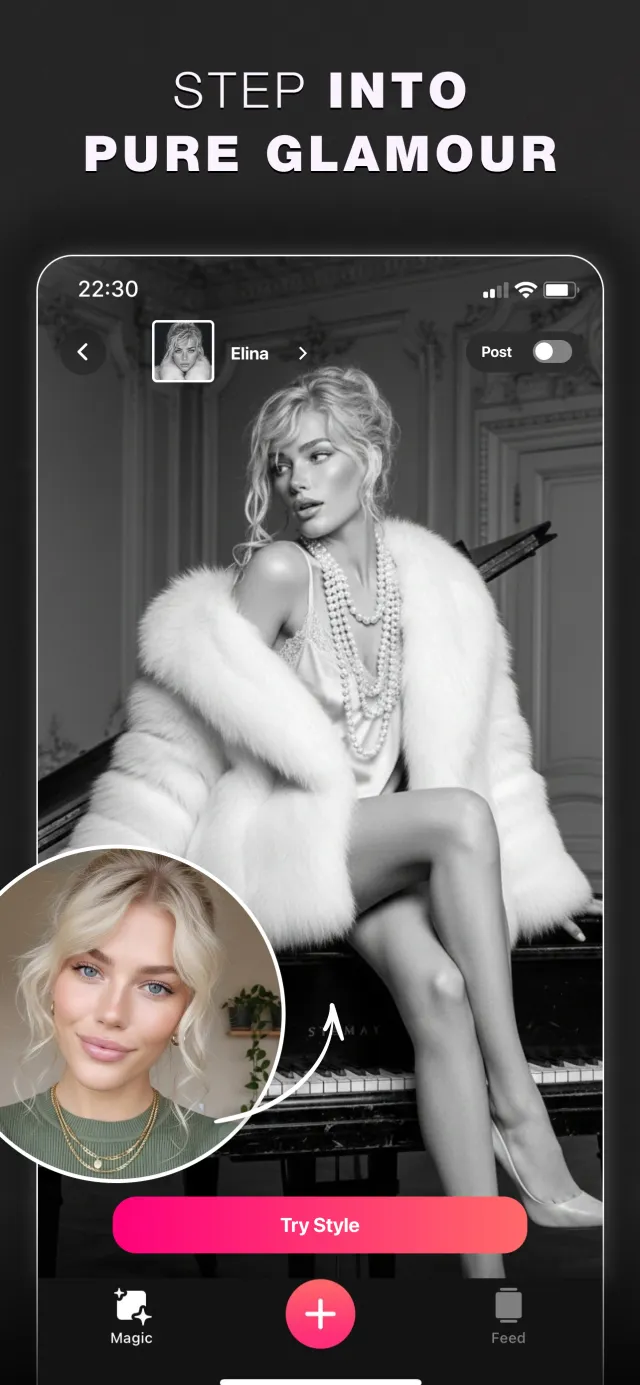 Glam AI: Video & Photo Editor - Screen 1