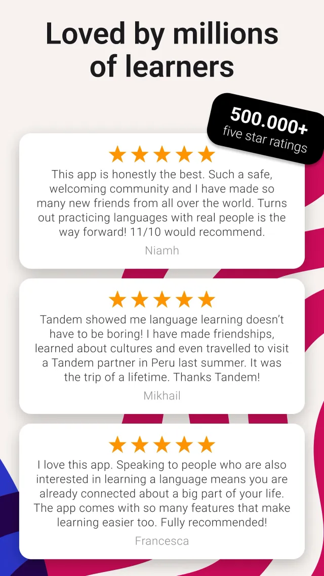 Tandem: Language exchange - Screen 7