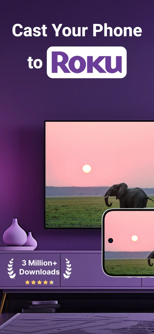 Roku Screen Mirror & Cast TV - Screen 1