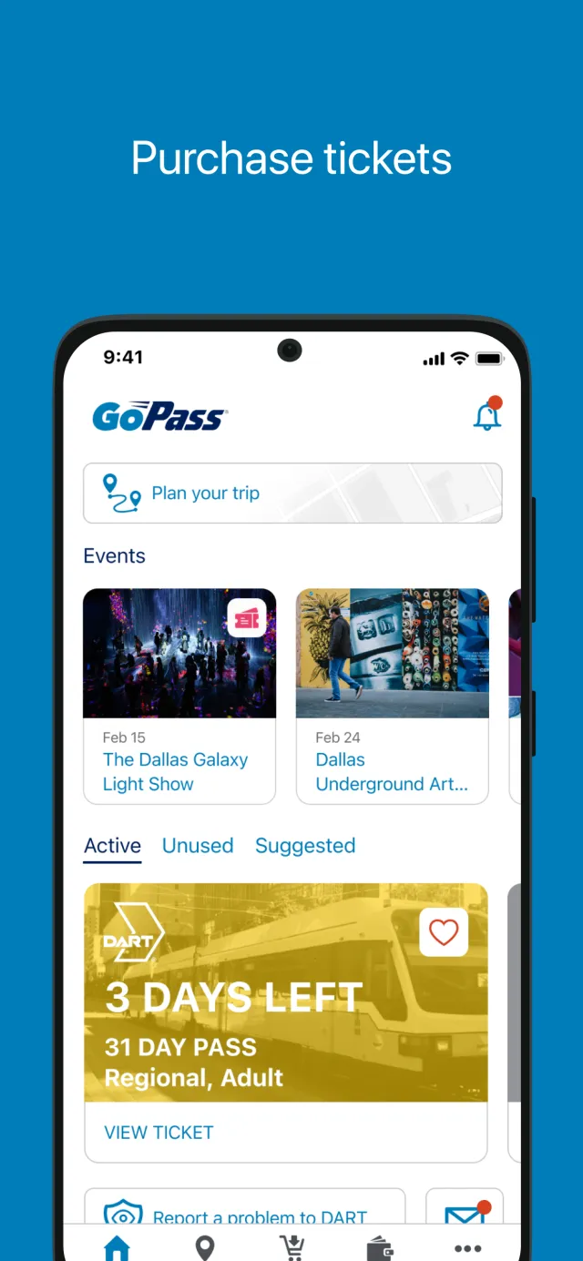 GoPass ® - Screen 1