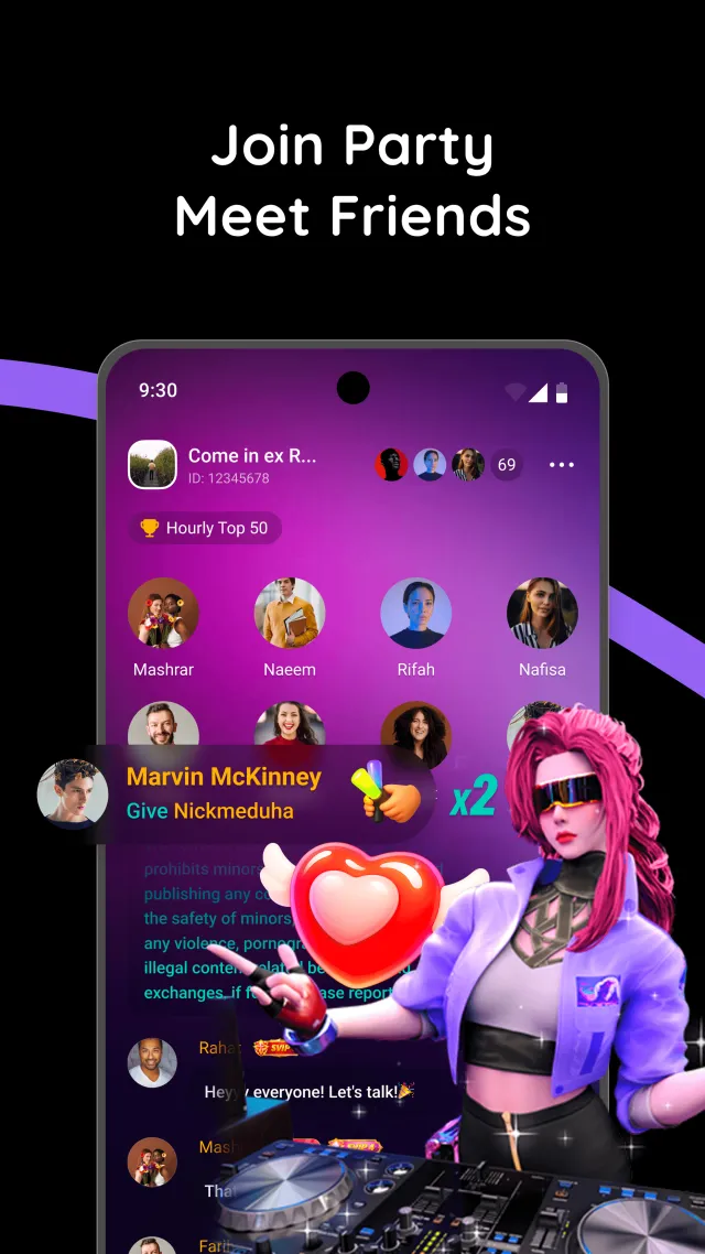 NiceYo - Chat. Friends. Game. - Screen 1