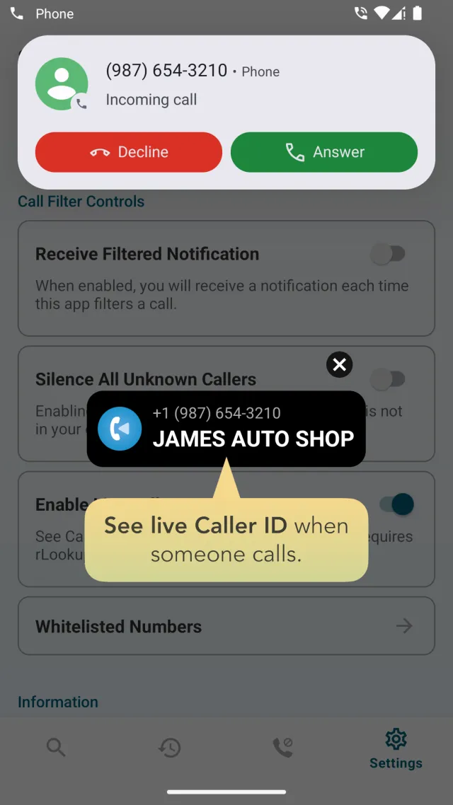 Reverse Phone Lookup - rLookup - Screen 4