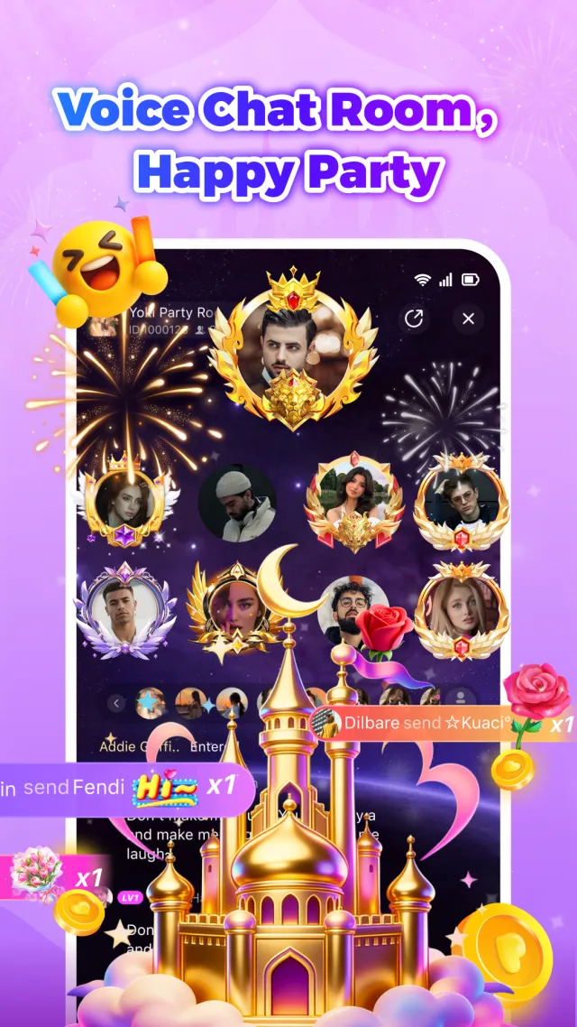 Yoki-Real Chat&Party - Screen 4