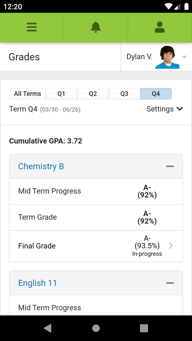Campus Parent - Screen 2