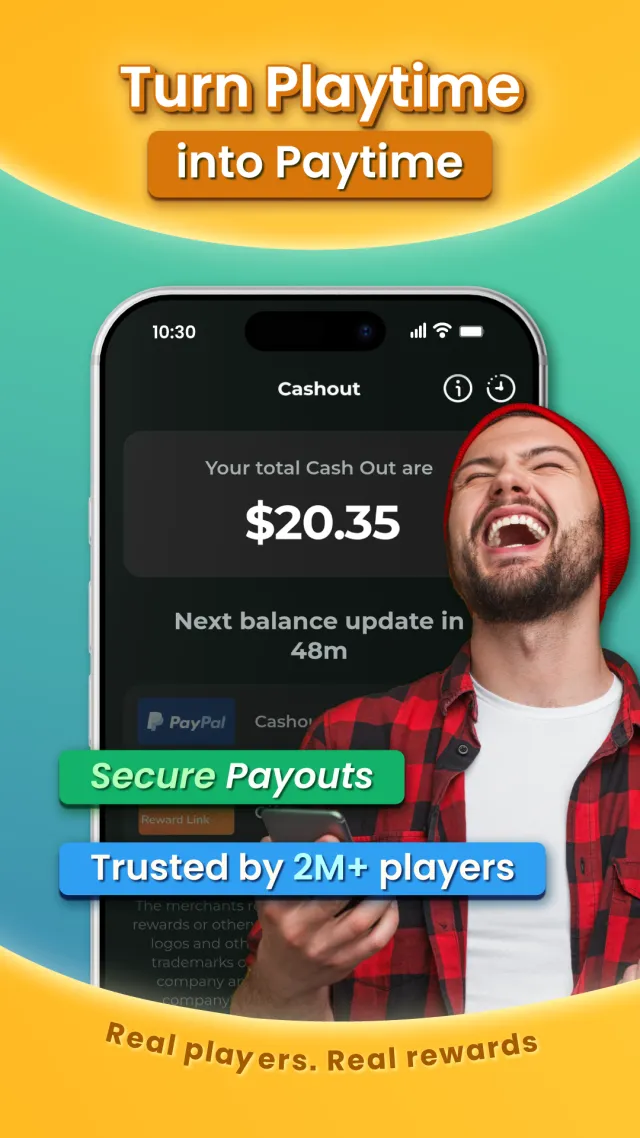 MoneyTime - Play & Earn Money - Screen 1