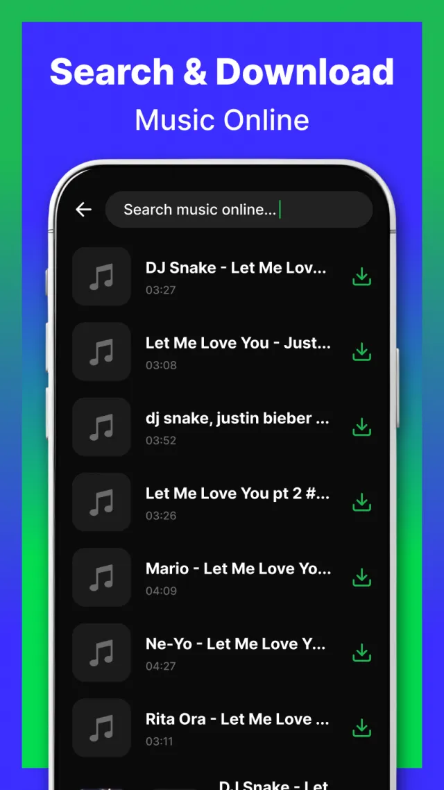 Music Downloader & MP3 Player - Screen 2