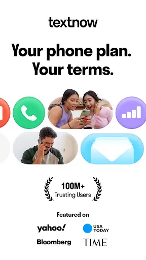 TextNow: Call + Text Unlimited - Screen 1