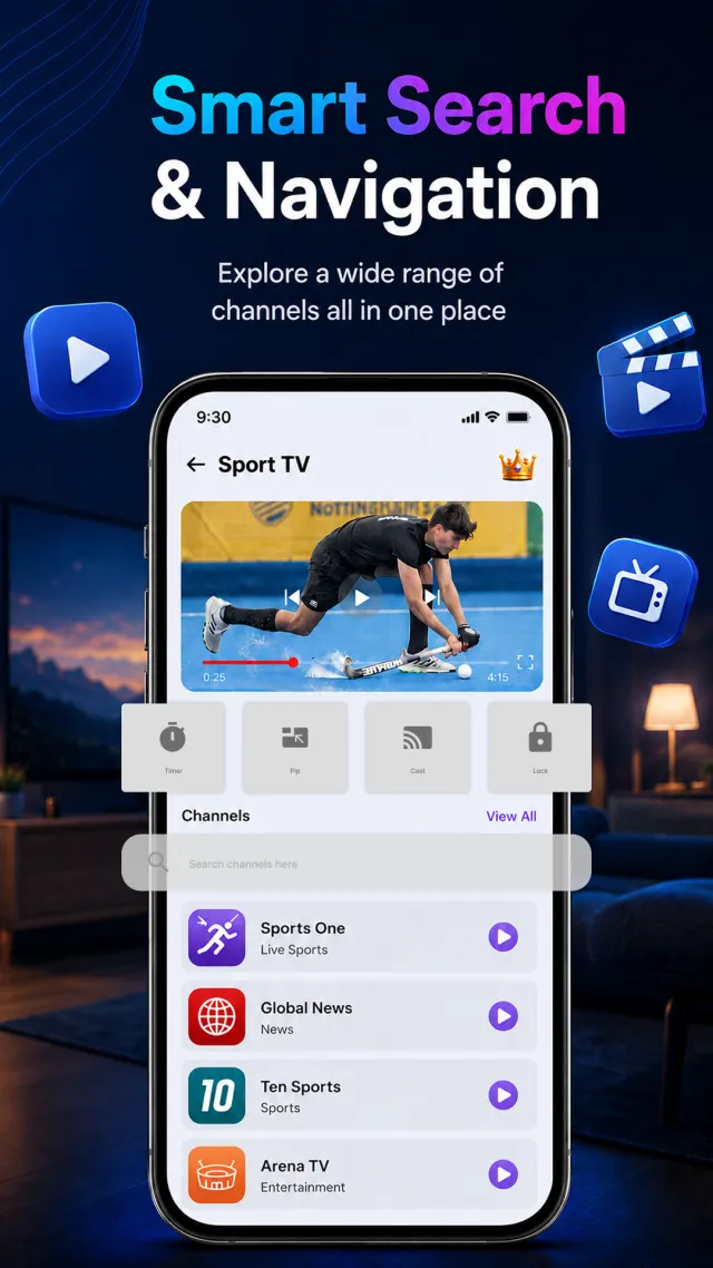 IPTV Smart Player & TV Online - Screen 5