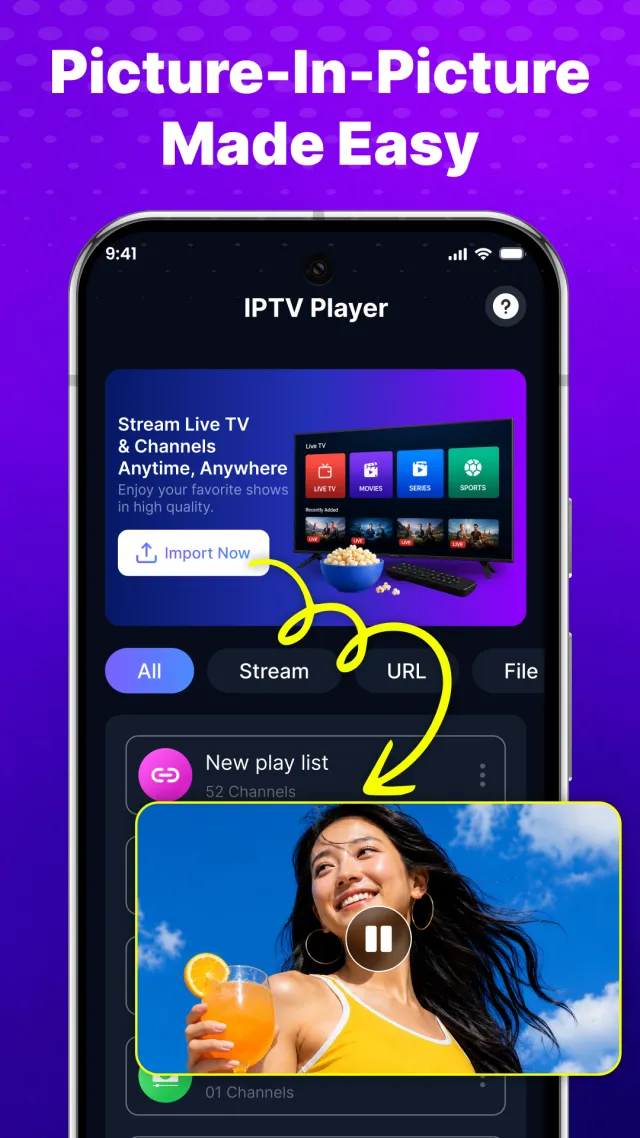 IPTV Player: Live TV & Movies - Screen 5