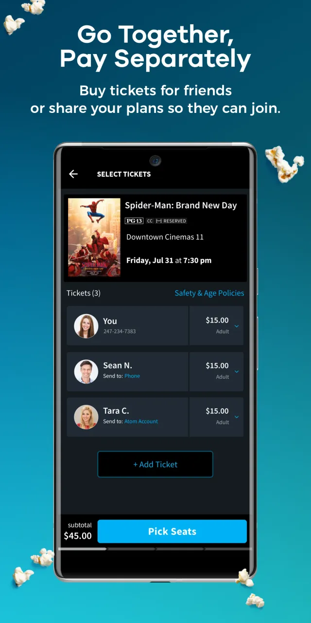 Atom - Movie Tickets & Times - Screen 4