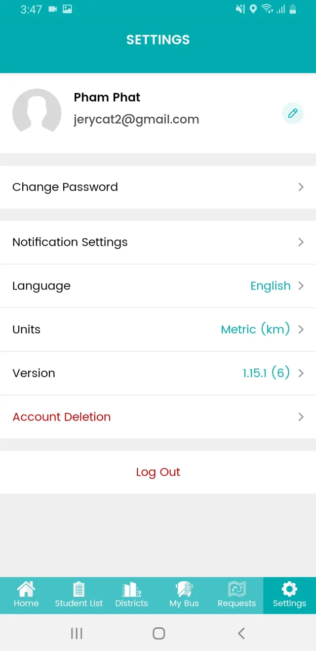 Edulog Parent Portal - Screen 8