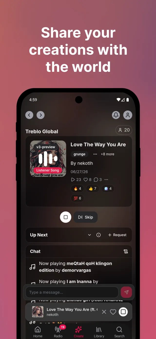 Treblo - AI Music - Screen 6