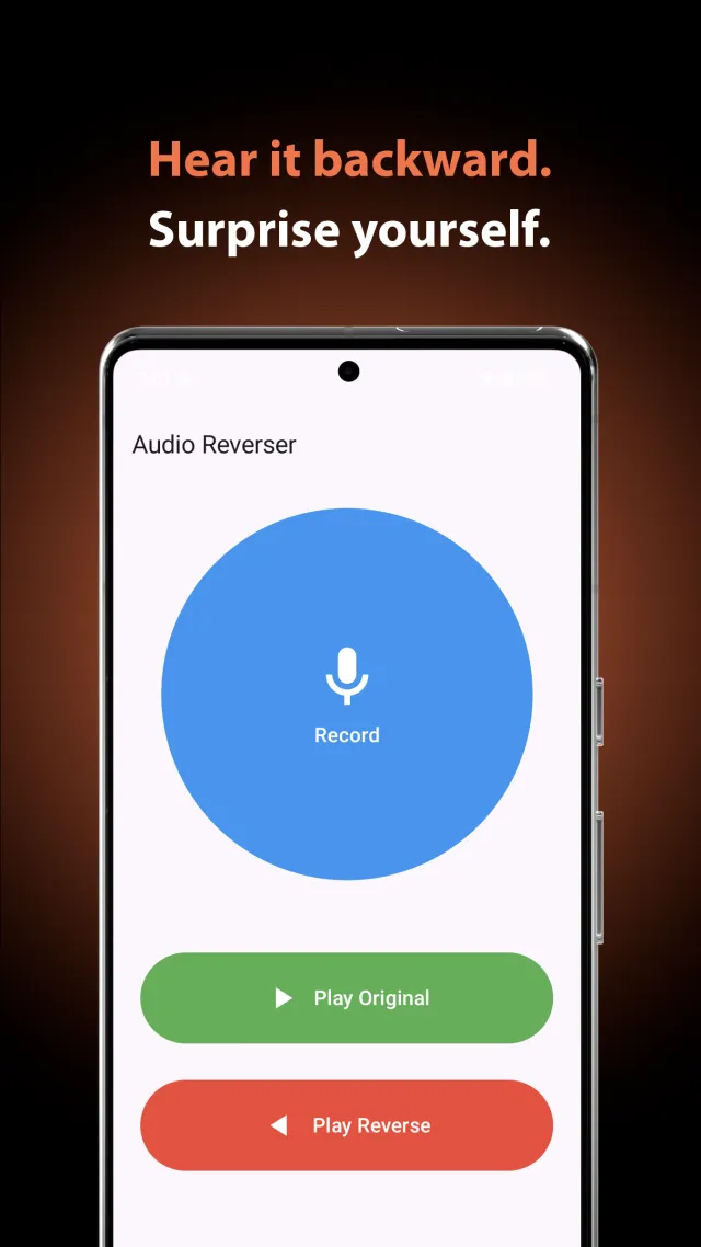 Reverse Audio: Reverse Singing - Screen 3