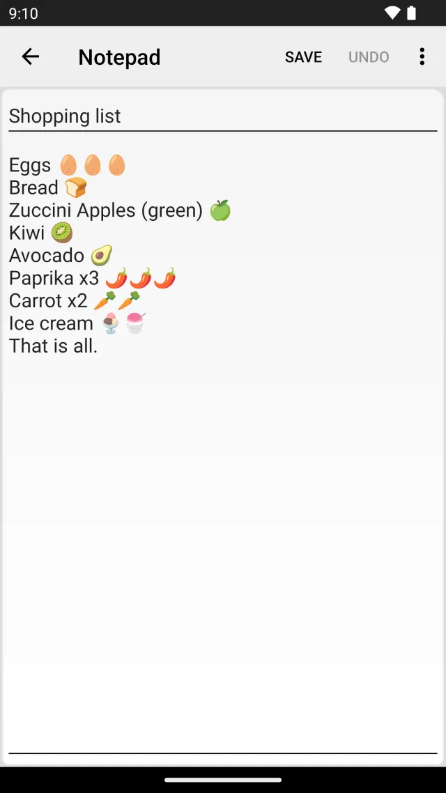 Notepad - simple notes - Screen 5