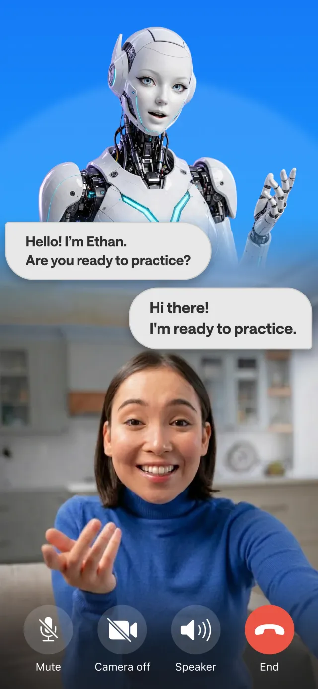 SpeakUp AI - Language Learning - Screen 1