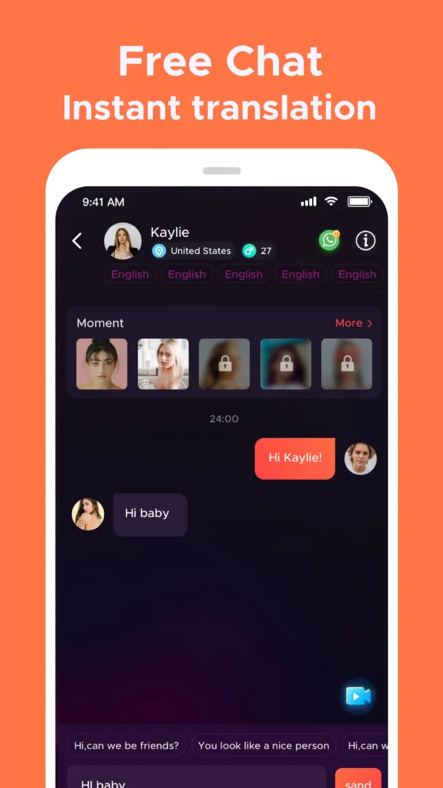 Live Chat Video Call-Whatslive - Screen 5