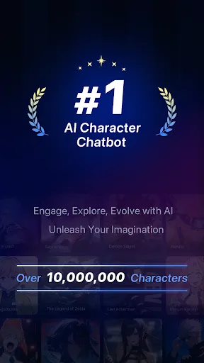 PolyBuzz: Chat with AI Friends - Screen 1