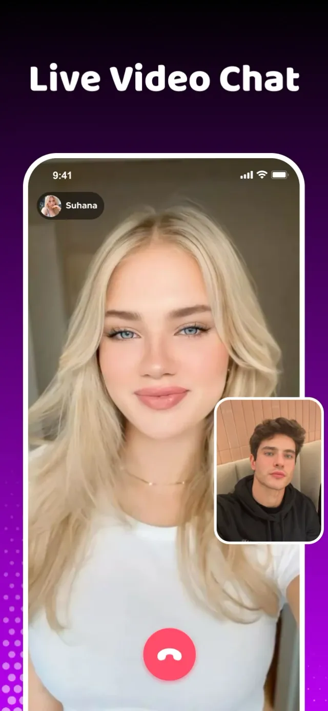 Buzar: Live Video Chat - Screen 1