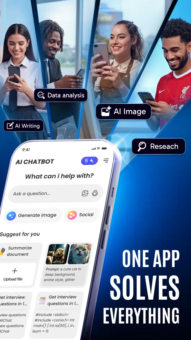 AI Chat: Ask AI Chat Anything - Screen 1