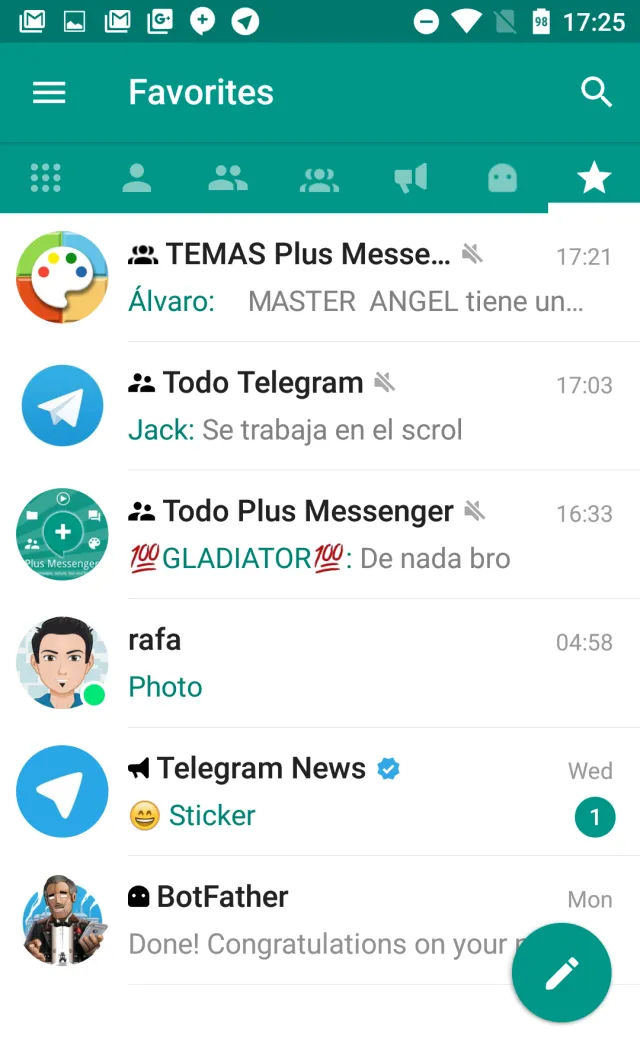 Plus Messenger - Screen 1