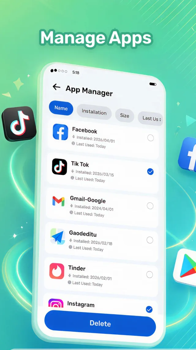 OneCleaner - Screen 2