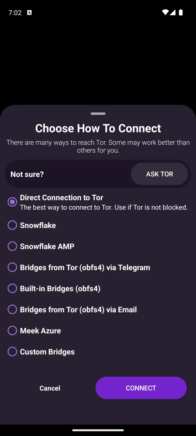 Orbot: Tor for Android - Screen 2