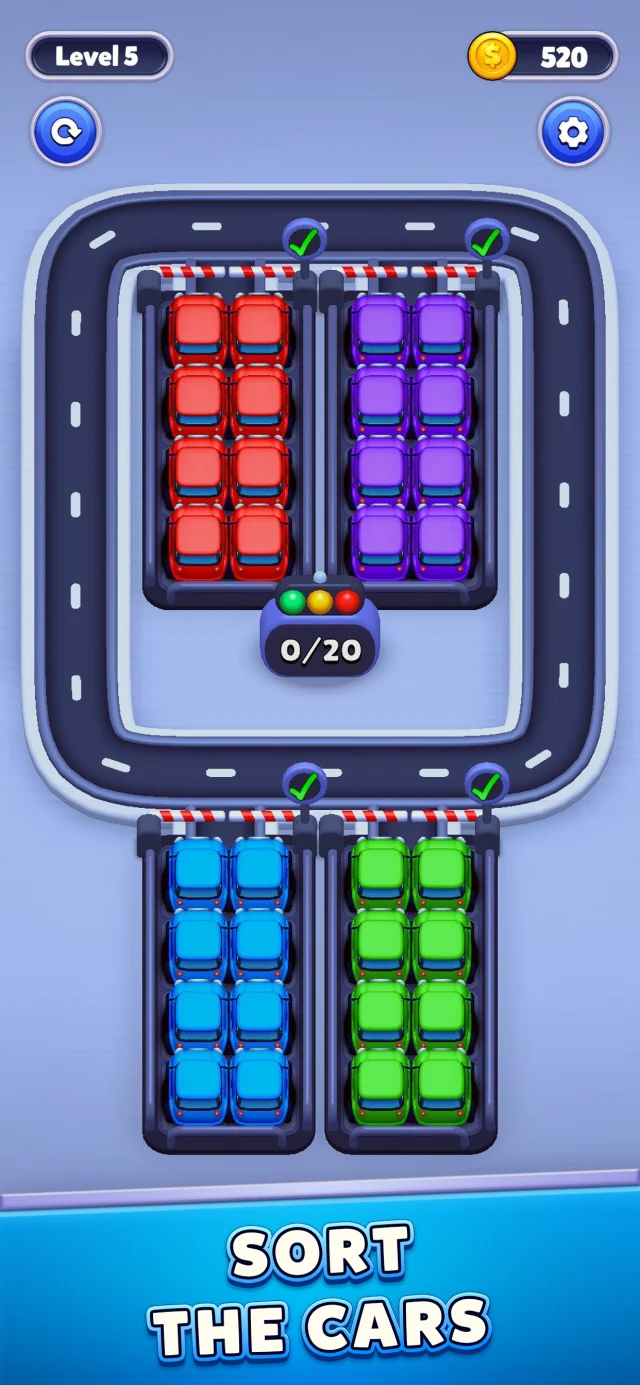Car Sort: Color Puzzle - Screen 5