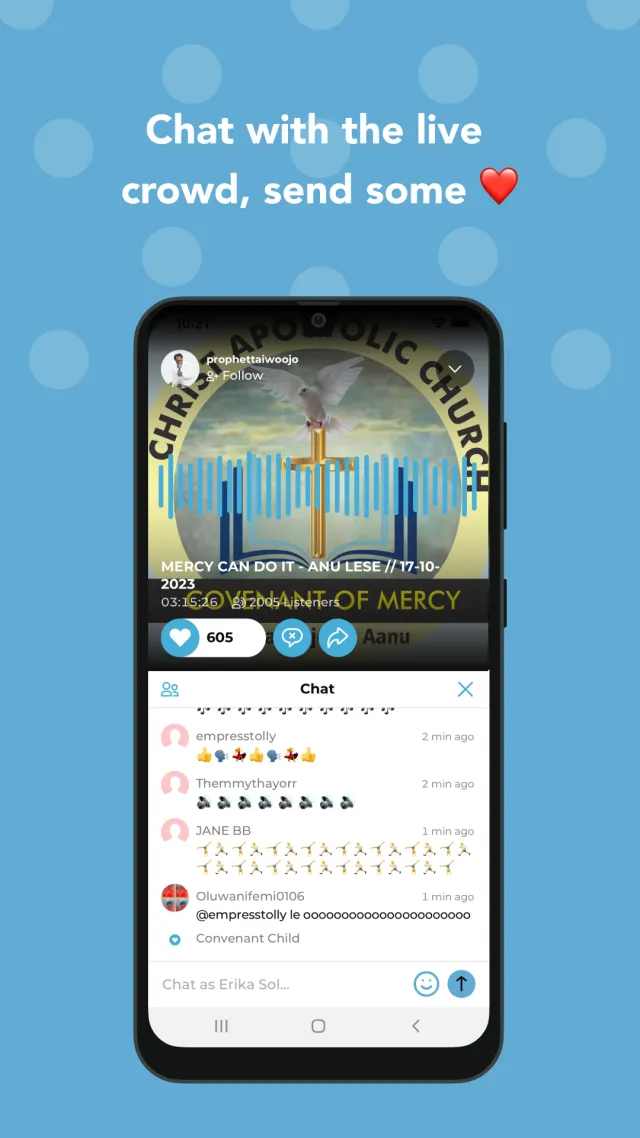 Mixlr - Listen to live audio - Screen 2