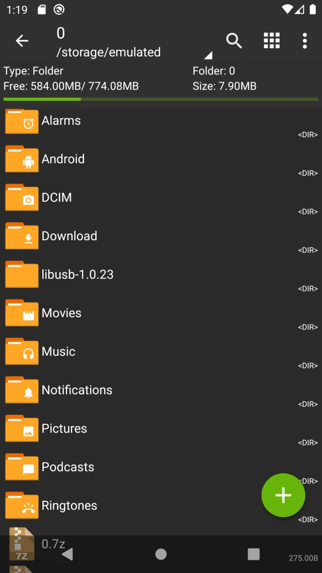 ZArchiver - Screen 7