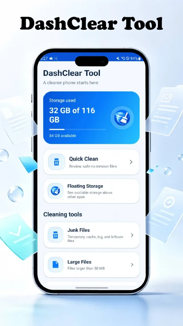 DashClear Tool - Screen 2