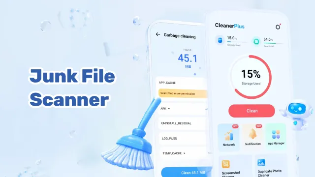 CleanerPlus - Screen 1