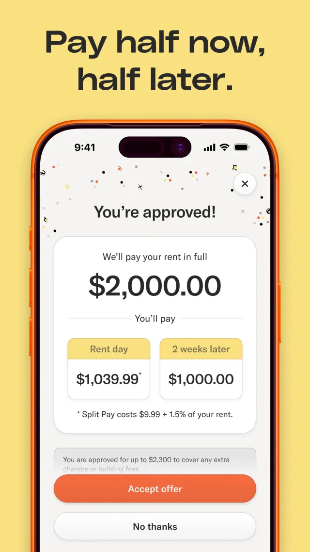 Split Pay: Split Bills in Two - Screen 3