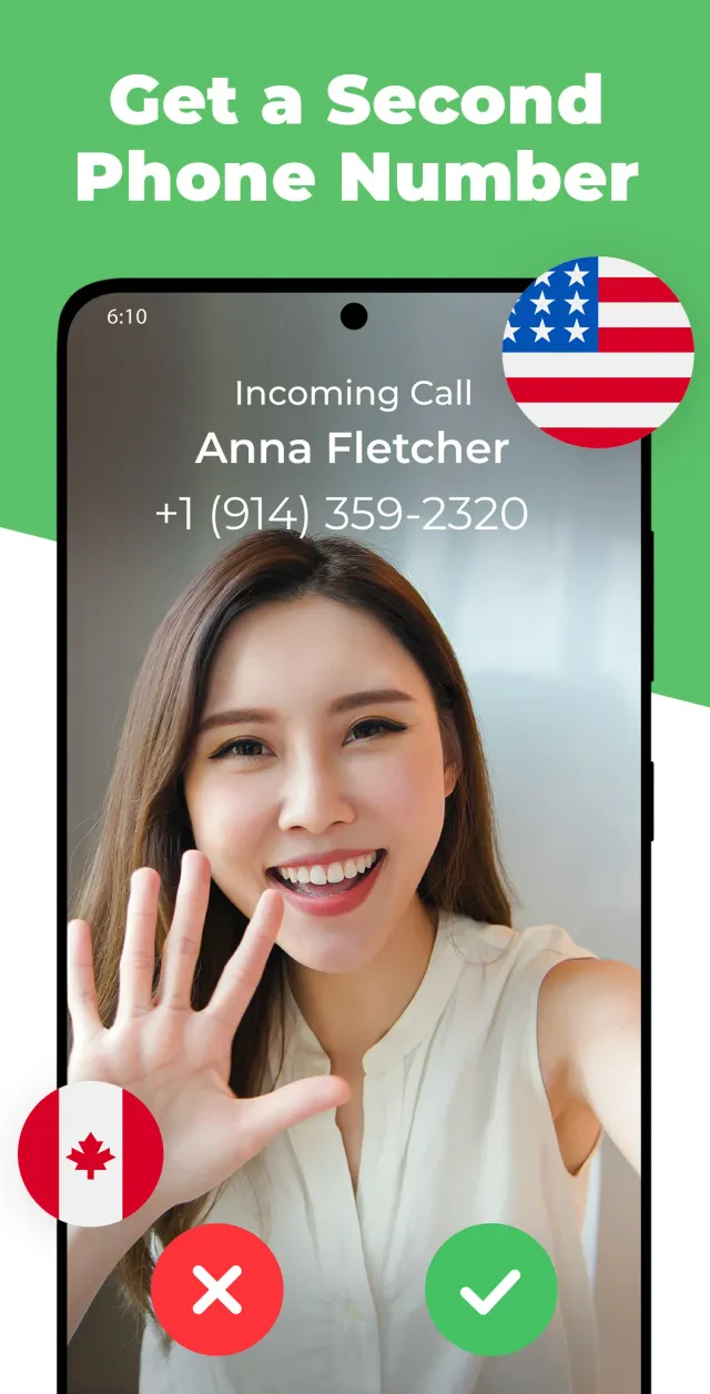 OnPhone: Second Number & eSIM - Screen 1