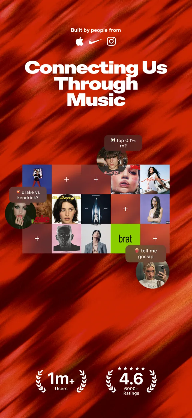EQUALS - Music Social Network - Screen 1
