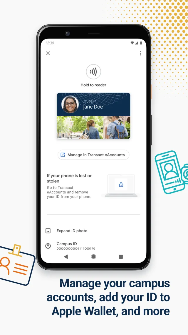 Transact eAccounts - Screen 2