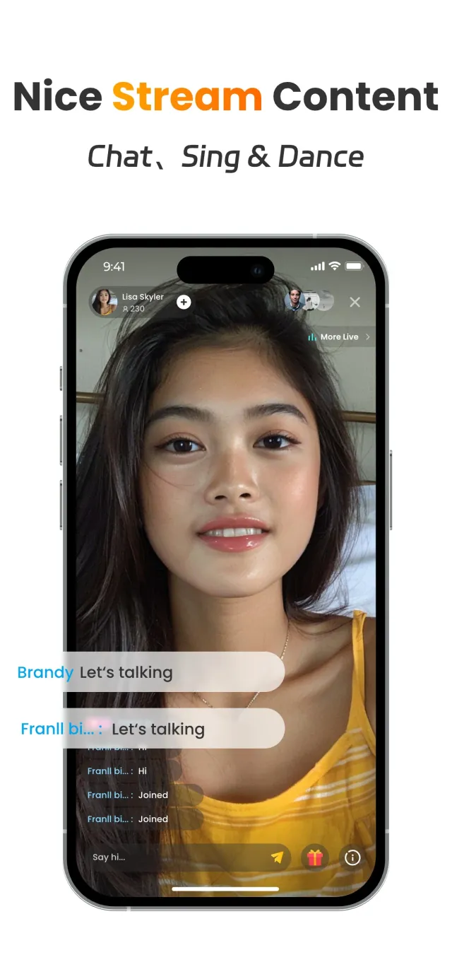 YahLive-Go Live in a Tap - Screen 3
