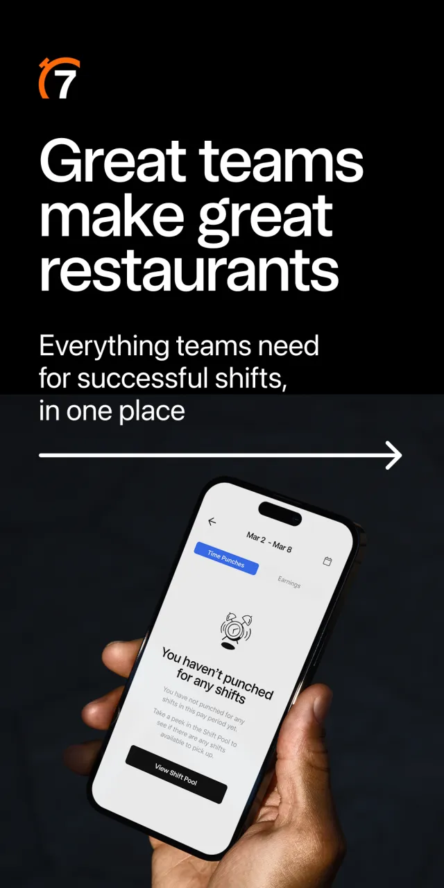 7shifts: Employee Scheduling - Screen 1