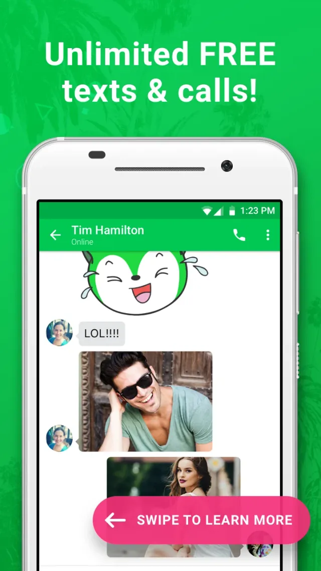 Nextplus: Phone # Text + Call - Screen 1