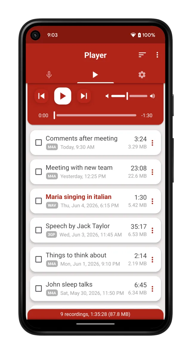 Voice Recorder Pro - Screen 2