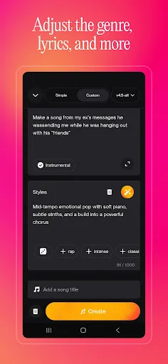 Suno - AI Music & Songs Maker - Screen 2