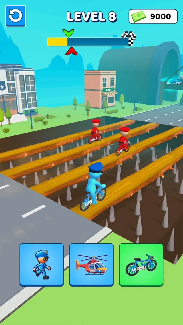 Police Car Shape Shifting Race - Screen 3