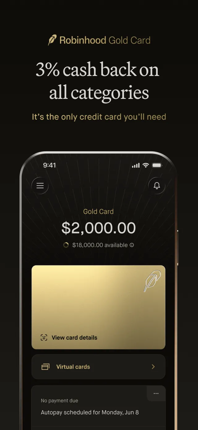 Robinhood Banking - Screen 1