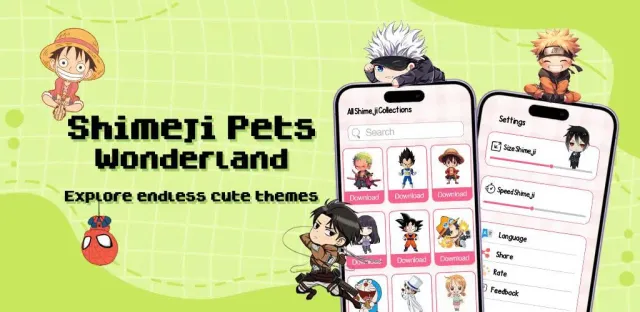 Anime Shimeji Screen Pets - Screen 1