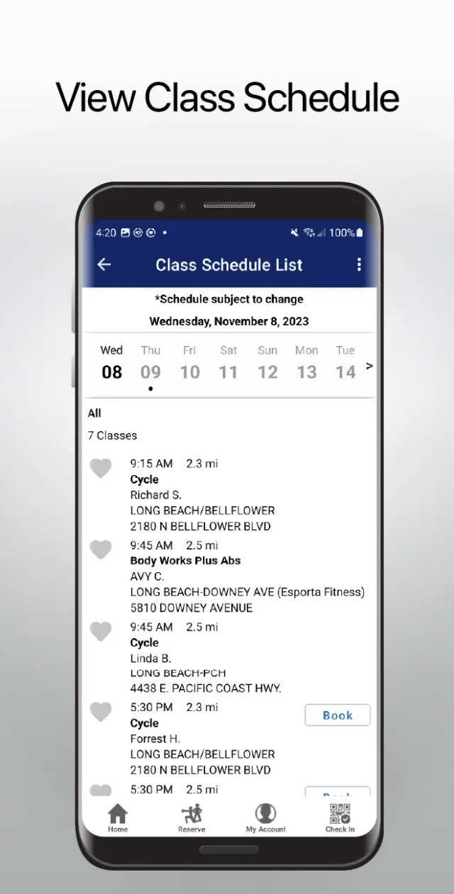 LA Fitness Mobile - Screen 3