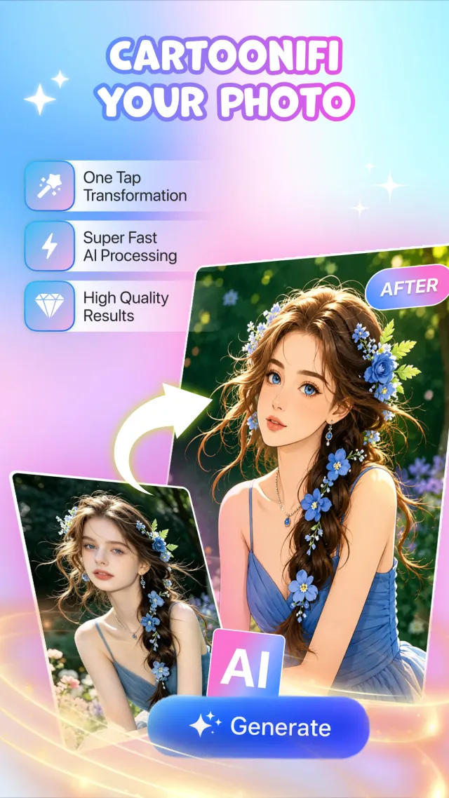 AI Photo Editor - Face Effects - Screen 1