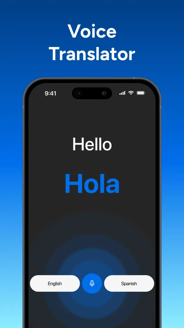 Translate AI - Live Translator - Screen 1