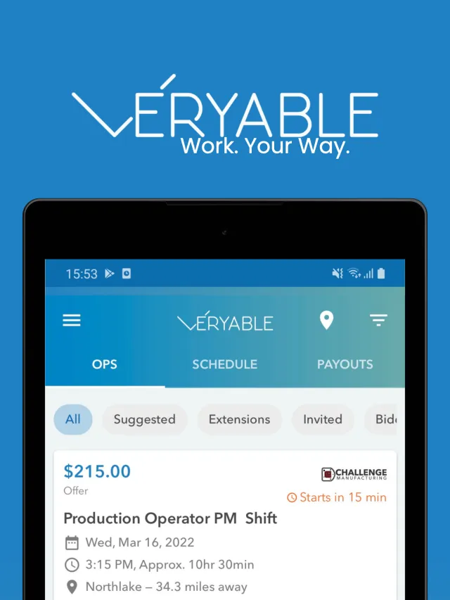 Veryable: Work. Next Day Pay - Screen 8