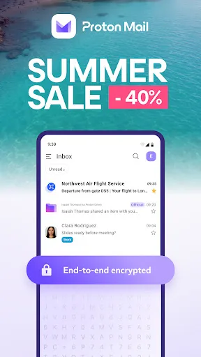 Proton Mail: Encrypted Email - Screen 1