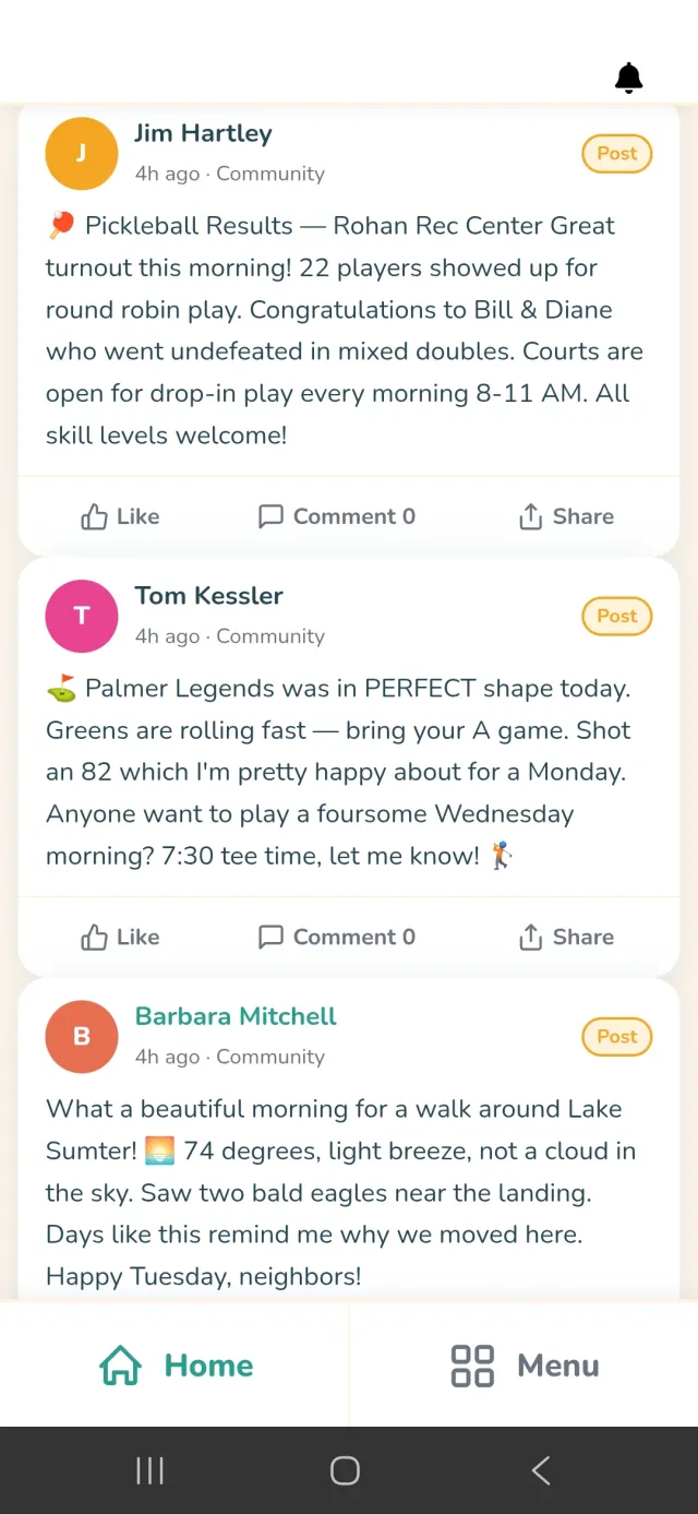 VillagerSocial - Screen 2